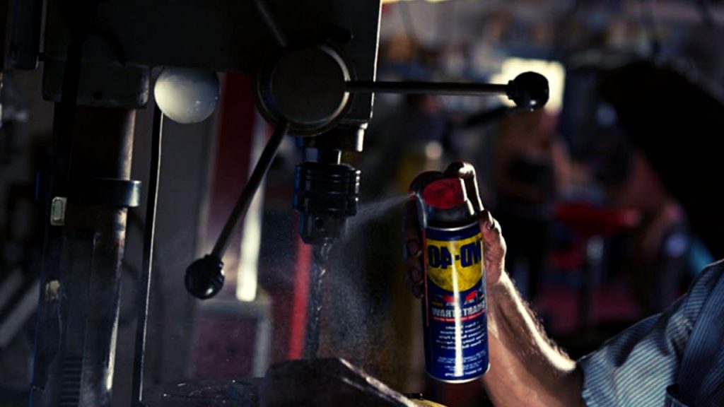 Is it OK to use WD-40 to clean wood